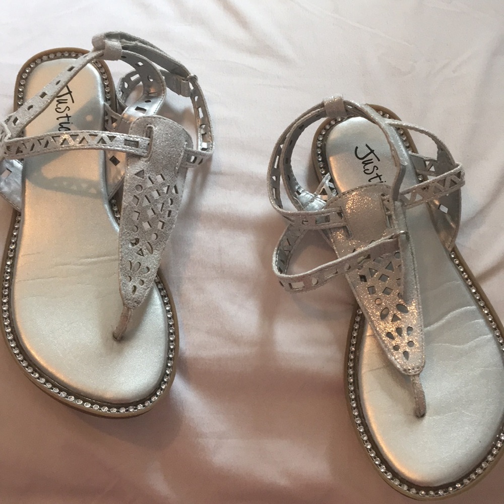 Silver Sandals